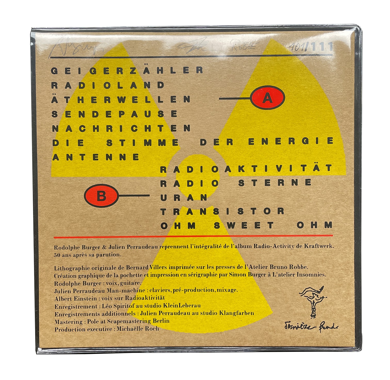 Rodolphe Burger Replay Kraftwerk + Bernard Villers